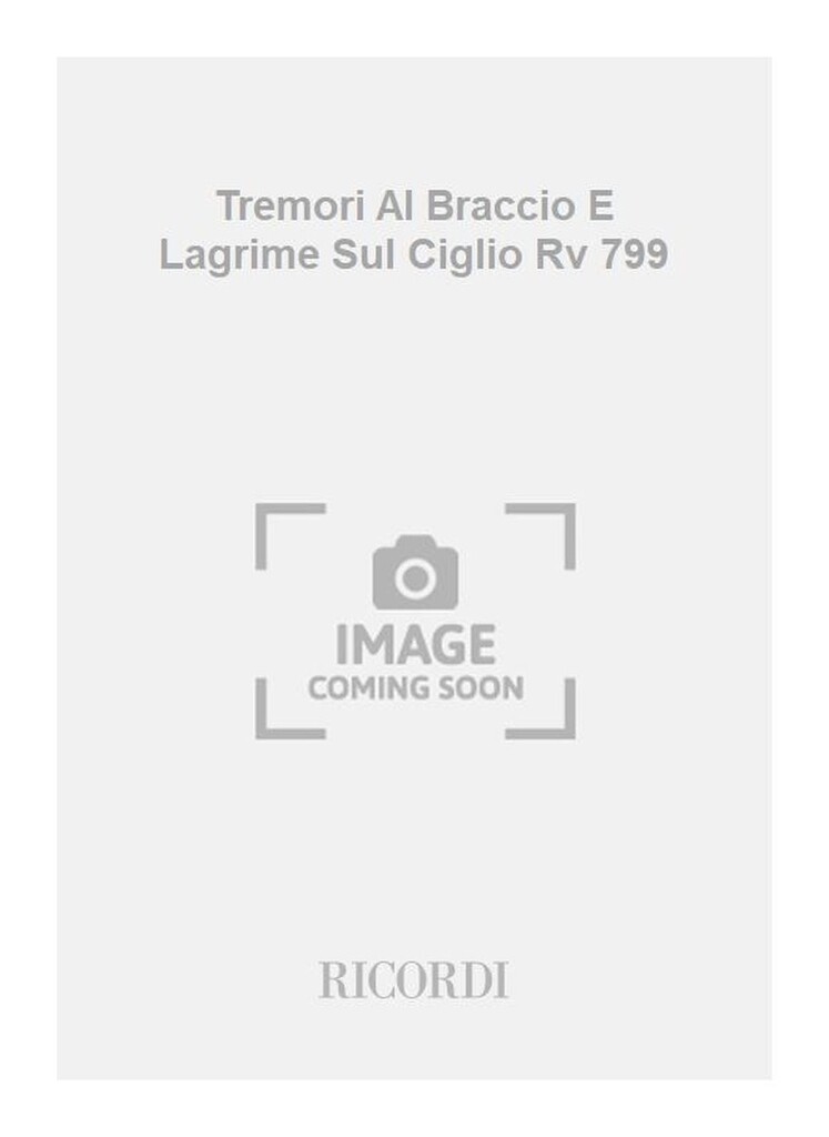 Tremori Al Braccio E Lagrime Sul Ciglio Rv 799